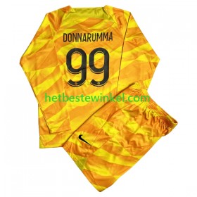 Paris Saint Germain DONNARUMMA 99 Voetbalshirts Doelman Kind Uit 2023-24 - LS